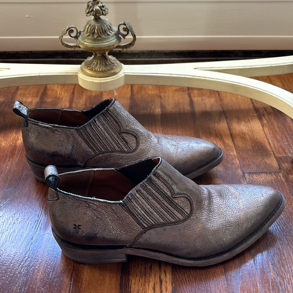 Frye Billie Shootie Bootie Metallic Size 10 - Picture 3 of 8